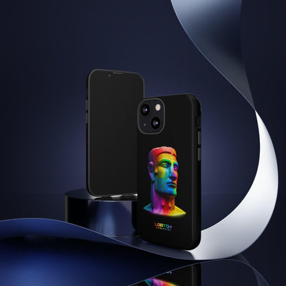 LGBTQWorldwide - ,,MOAI" Doppelgehäuse Handyhülle Accessories, Glossy, iPhone Cases, Matte, Phone accessory, Phone Cases, Samsung Cases, tough, Valentine's Day Picks lgbtq Bekleidung Accessoires unisex Zubehör