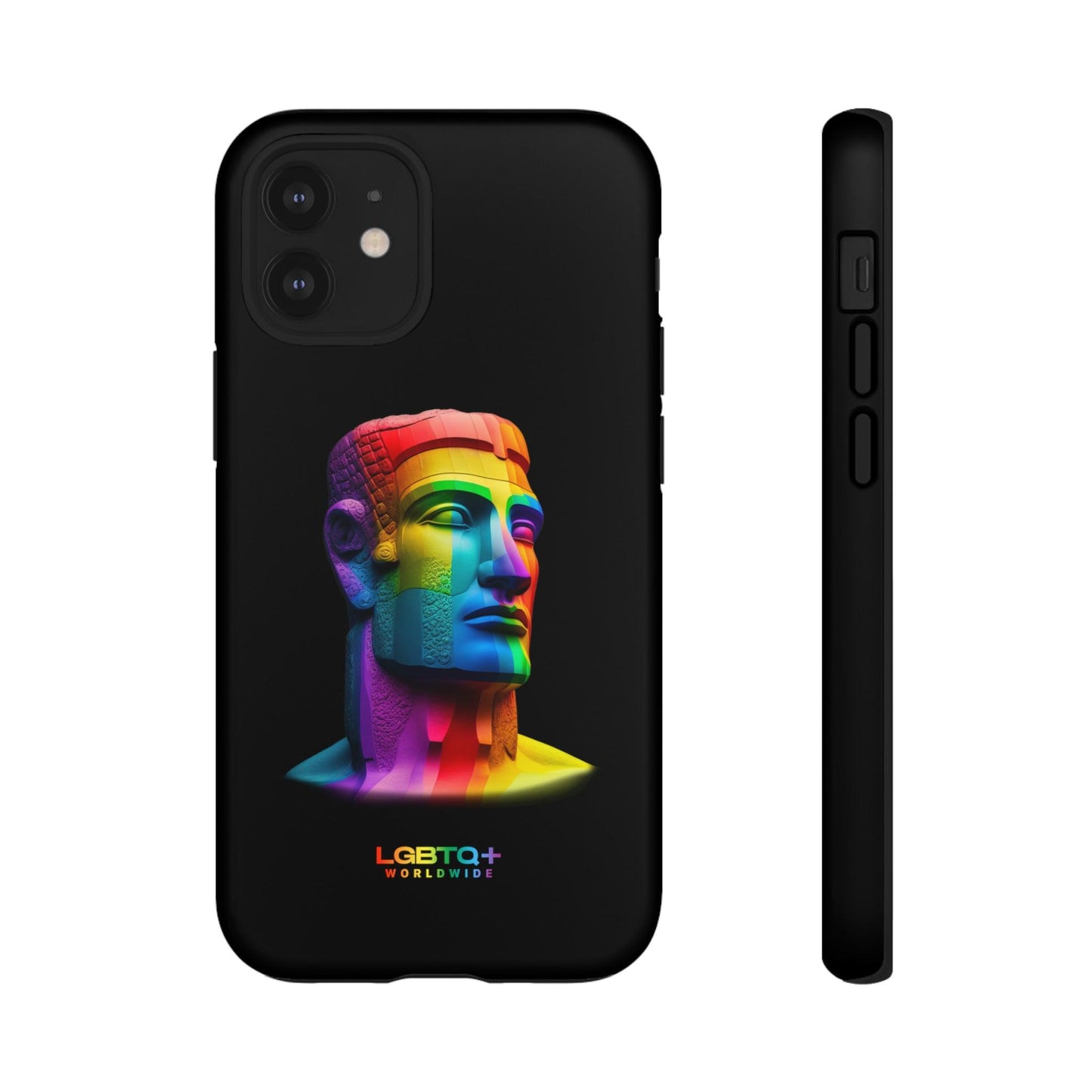 LGBTQWorldwide - ,,MOAI" Doppelgehäuse Handyhülle Accessories, Glossy, iPhone Cases, Matte, Phone accessory, Phone Cases, Samsung Cases, tough, Valentine's Day Picks lgbtq Bekleidung Accessoires unisex Zubehör