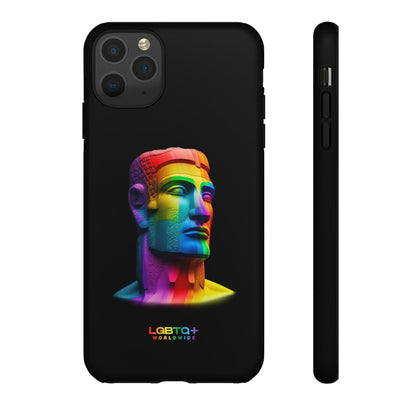 LGBTQWorldwide - ,,MOAI" Doppelgehäuse Handyhülle Accessories, Glossy, iPhone Cases, Matte, Phone accessory, Phone Cases, Samsung Cases, tough, Valentine's Day Picks lgbtq Bekleidung Accessoires unisex Zubehör