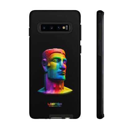 LGBTQWorldwide - ,,MOAI" Doppelgehäuse Handyhülle Accessories, Glossy, iPhone Cases, Matte, Phone accessory, Phone Cases, Samsung Cases, tough, Valentine's Day Picks lgbtq Bekleidung Accessoires unisex Zubehör