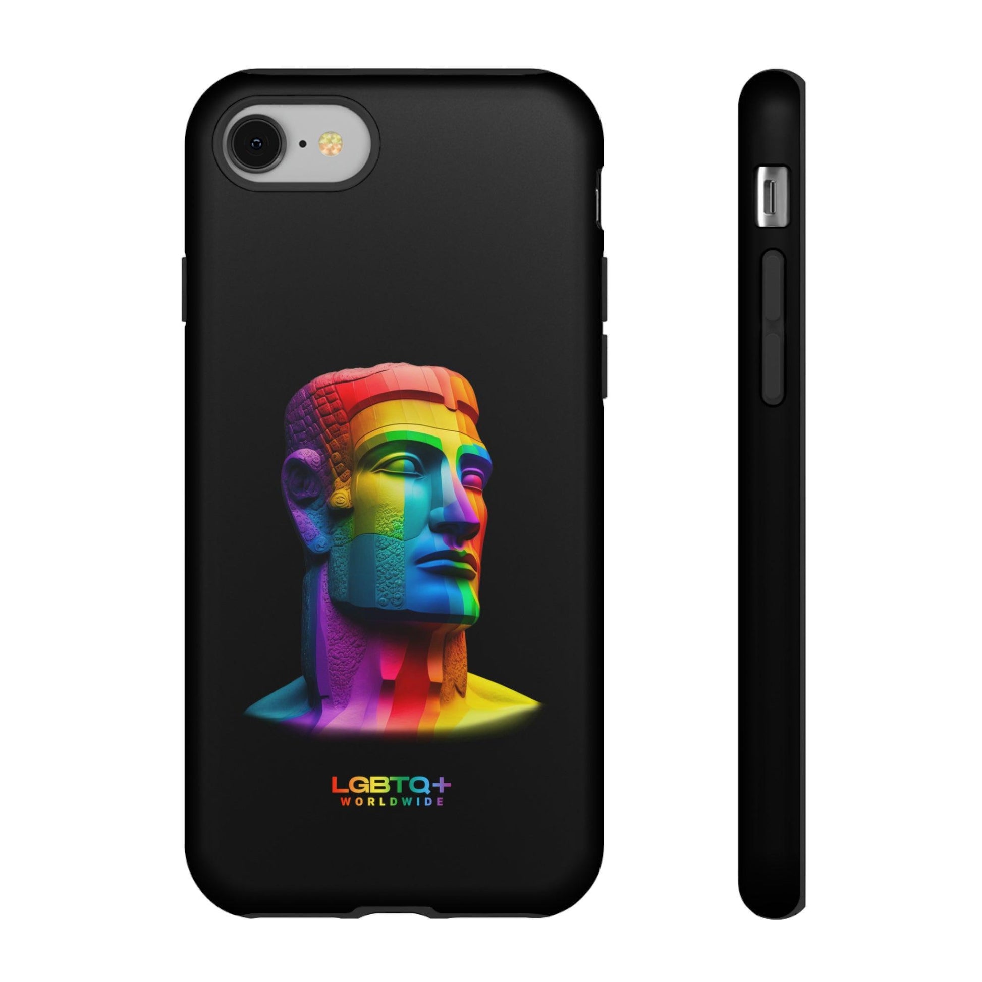 LGBTQWorldwide - ,,MOAI" Doppelgehäuse Handyhülle Accessories, Glossy, iPhone Cases, Matte, Phone accessory, Phone Cases, Samsung Cases, tough, Valentine's Day Picks lgbtq Bekleidung Accessoires unisex Zubehör