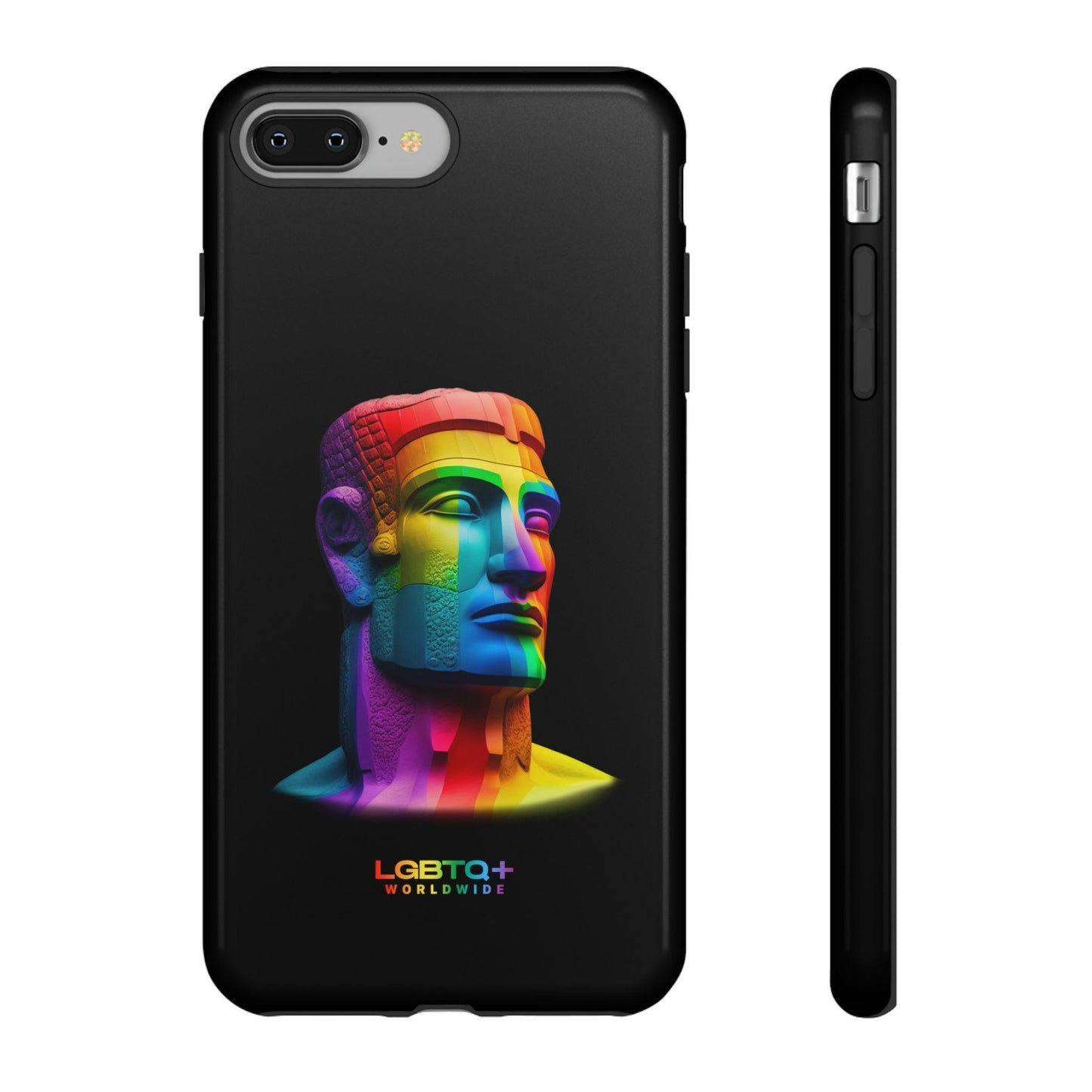 LGBTQWorldwide - ,,MOAI" Doppelgehäuse Handyhülle Accessories, Glossy, iPhone Cases, Matte, Phone accessory, Phone Cases, Samsung Cases, tough, Valentine's Day Picks lgbtq Bekleidung Accessoires unisex Zubehör