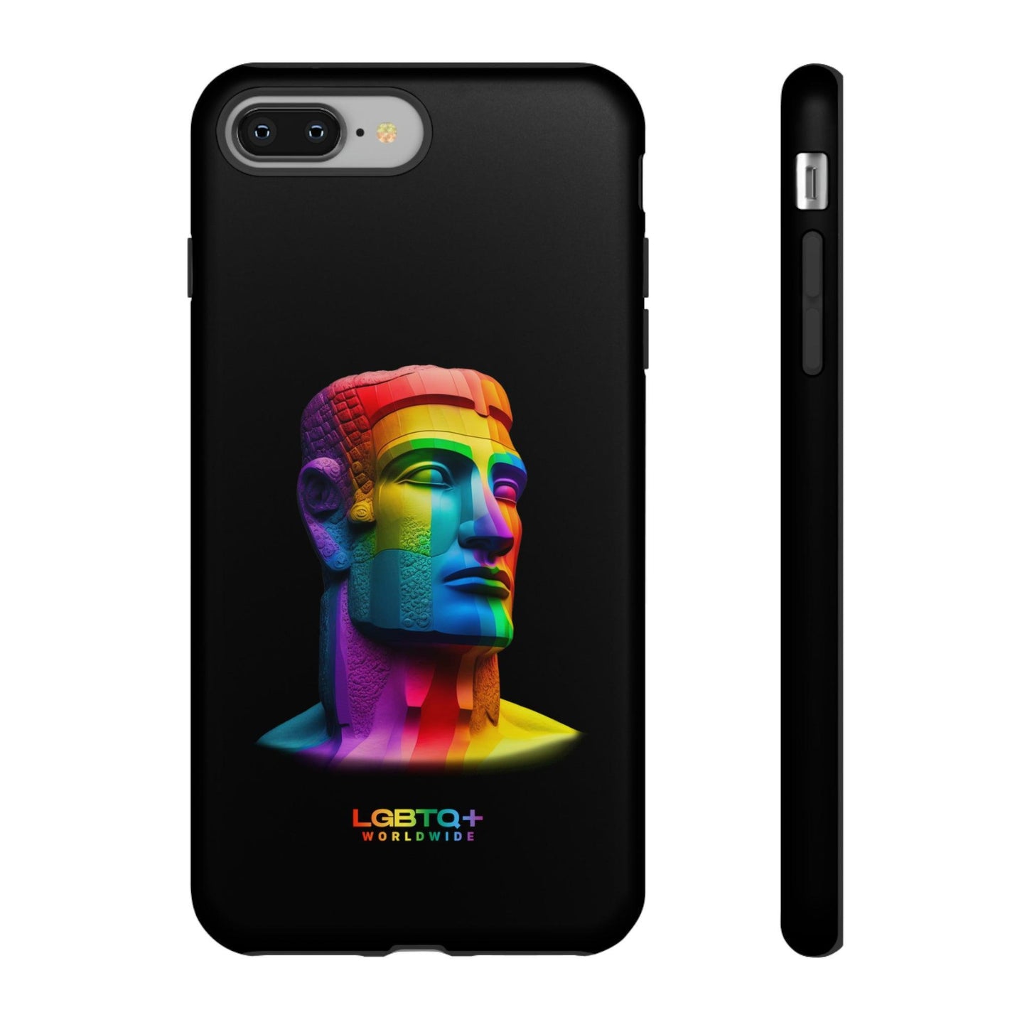 LGBTQWorldwide - ,,MOAI" Doppelgehäuse Handyhülle Accessories, Glossy, iPhone Cases, Matte, Phone accessory, Phone Cases, Samsung Cases, tough, Valentine's Day Picks lgbtq Bekleidung Accessoires unisex Zubehör