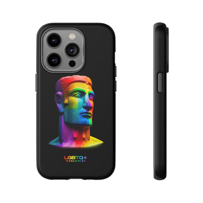 LGBTQWorldwide - ,,MOAI" Doppelgehäuse Handyhülle Accessories, Glossy, iPhone Cases, Matte, Phone accessory, Phone Cases, Samsung Cases, tough, Valentine's Day Picks lgbtq Bekleidung Accessoires unisex Zubehör