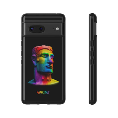 LGBTQWorldwide - ,,MOAI" Doppelgehäuse Handyhülle Accessories, Glossy, iPhone Cases, Matte, Phone accessory, Phone Cases, Samsung Cases, tough, Valentine's Day Picks lgbtq Bekleidung Accessoires unisex Zubehör