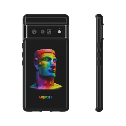 LGBTQWorldwide - ,,MOAI" Doppelgehäuse Handyhülle Accessories, Glossy, iPhone Cases, Matte, Phone accessory, Phone Cases, Samsung Cases, tough, Valentine's Day Picks lgbtq Bekleidung Accessoires unisex Zubehör