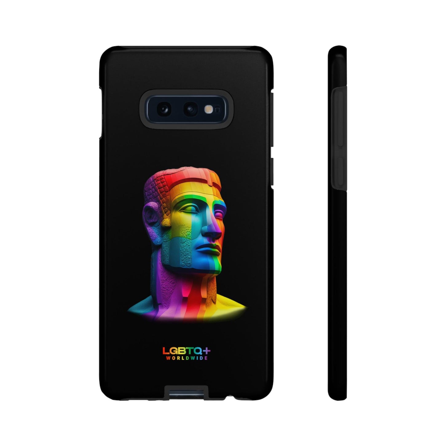 LGBTQWorldwide - ,,MOAI" Doppelgehäuse Handyhülle Accessories, Glossy, iPhone Cases, Matte, Phone accessory, Phone Cases, Samsung Cases, tough, Valentine's Day Picks lgbtq Bekleidung Accessoires unisex Zubehör