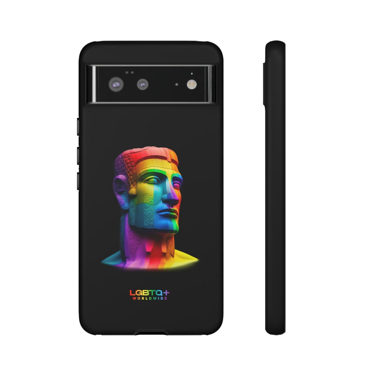 LGBTQWorldwide - ,,MOAI" Doppelgehäuse Handyhülle Accessories, Glossy, iPhone Cases, Matte, Phone accessory, Phone Cases, Samsung Cases, tough, Valentine's Day Picks lgbtq Bekleidung Accessoires unisex Zubehör