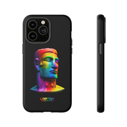 LGBTQWorldwide - ,,MOAI" Doppelgehäuse Handyhülle Accessories, Glossy, iPhone Cases, Matte, Phone accessory, Phone Cases, Samsung Cases, tough, Valentine's Day Picks lgbtq Bekleidung Accessoires unisex Zubehör