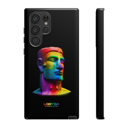 LGBTQWorldwide - ,,MOAI" Doppelgehäuse Handyhülle Accessories, Glossy, iPhone Cases, Matte, Phone accessory, Phone Cases, Samsung Cases, tough, Valentine's Day Picks lgbtq Bekleidung Accessoires unisex Zubehör