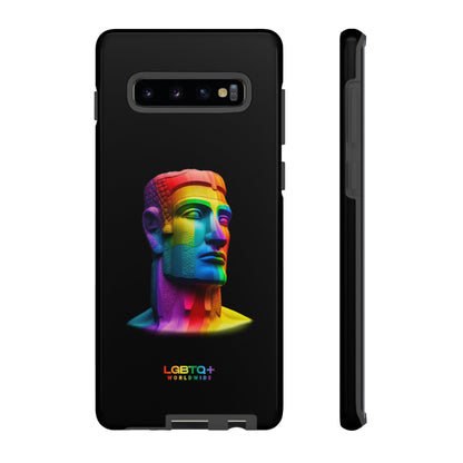 LGBTQWorldwide - ,,MOAI" Doppelgehäuse Handyhülle Accessories, Glossy, iPhone Cases, Matte, Phone accessory, Phone Cases, Samsung Cases, tough, Valentine's Day Picks lgbtq Bekleidung Accessoires unisex Zubehör