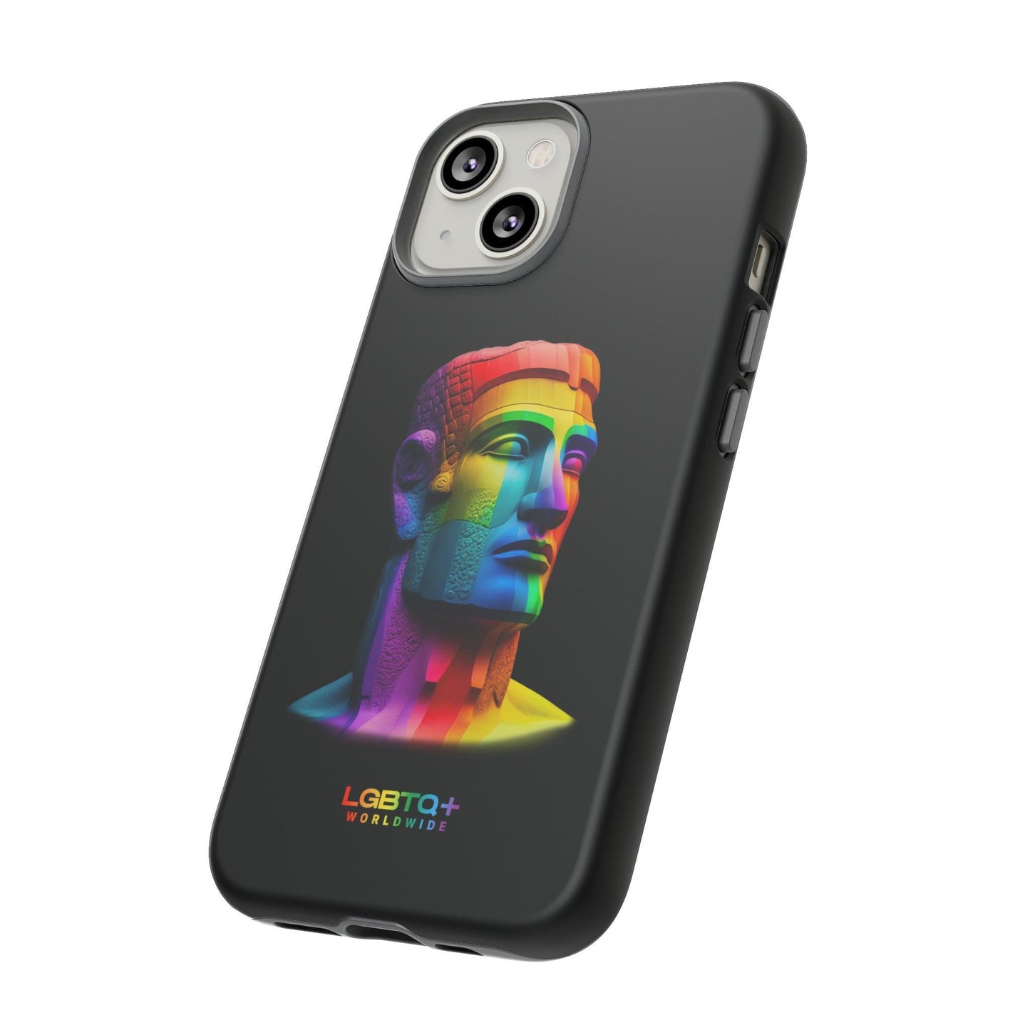 LGBTQWorldwide - ,,MOAI" Doppelgehäuse Handyhülle Accessories, Glossy, iPhone Cases, Matte, Phone accessory, Phone Cases, Samsung Cases, tough, Valentine's Day Picks lgbtq Bekleidung Accessoires unisex Zubehör