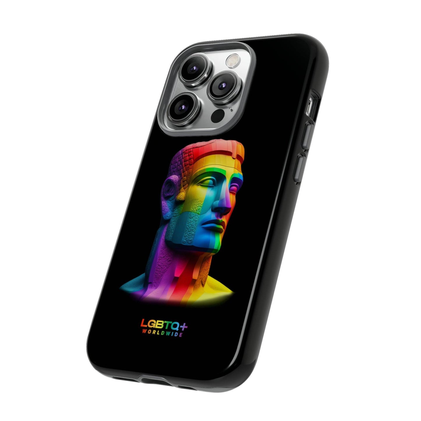 LGBTQWorldwide - ,,MOAI" Doppelgehäuse Handyhülle Accessories, Glossy, iPhone Cases, Matte, Phone accessory, Phone Cases, Samsung Cases, tough, Valentine's Day Picks lgbtq Bekleidung Accessoires unisex Zubehör