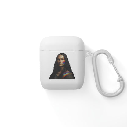 LGBTQWorldwide - ,,MONA LISA" AirPods und AirPods Pro Hülle Accessories, AirPods, AirPods Pro, Back-to-School, Case, Flexible, tech, Tech Accessories, TPU lgbtq Bekleidung Accessoires unisex Zubehör