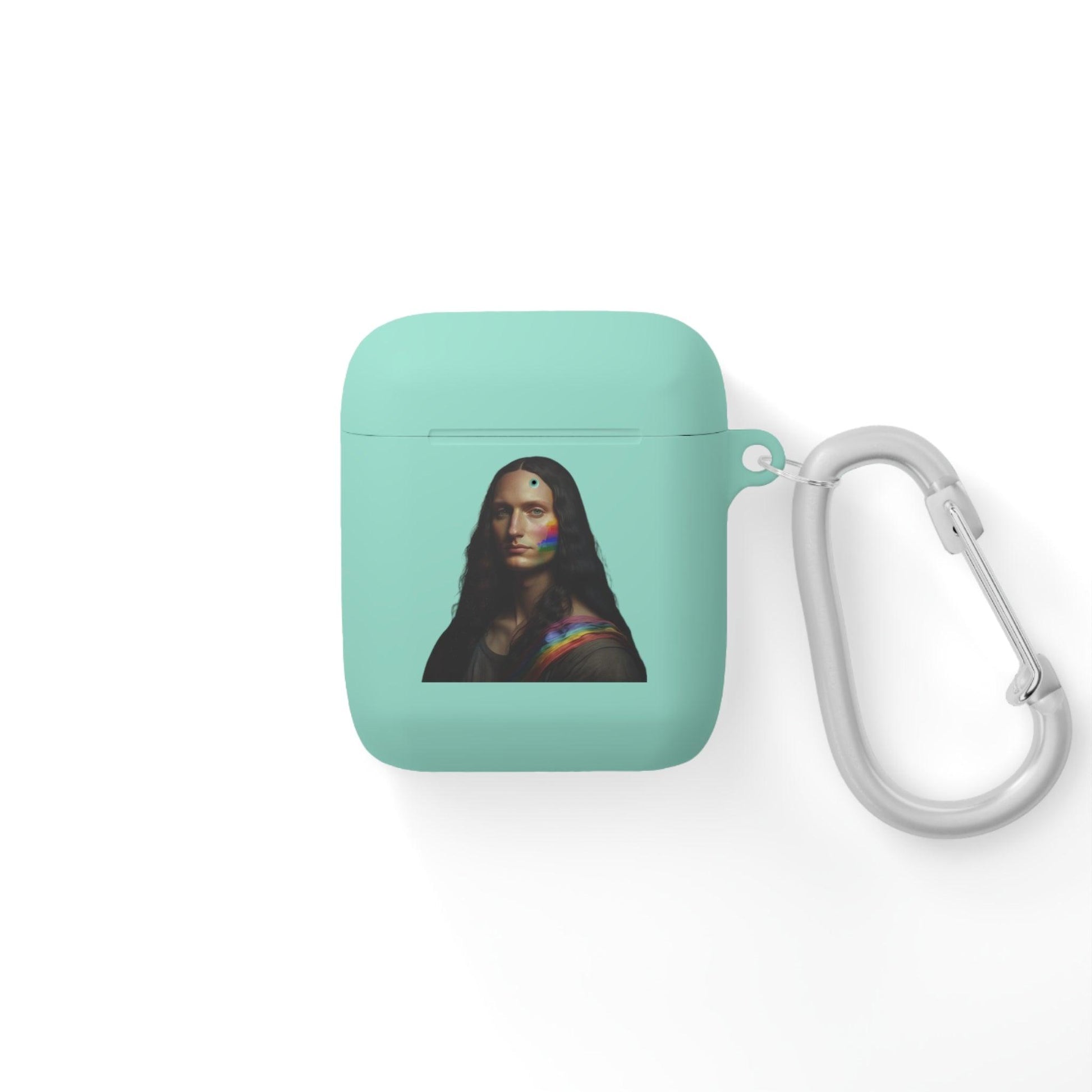 LGBTQWorldwide - ,,MONA LISA" AirPods und AirPods Pro Hülle Accessories, AirPods, AirPods Pro, Back-to-School, Case, Flexible, tech, Tech Accessories, TPU lgbtq Bekleidung Accessoires unisex Zubehör