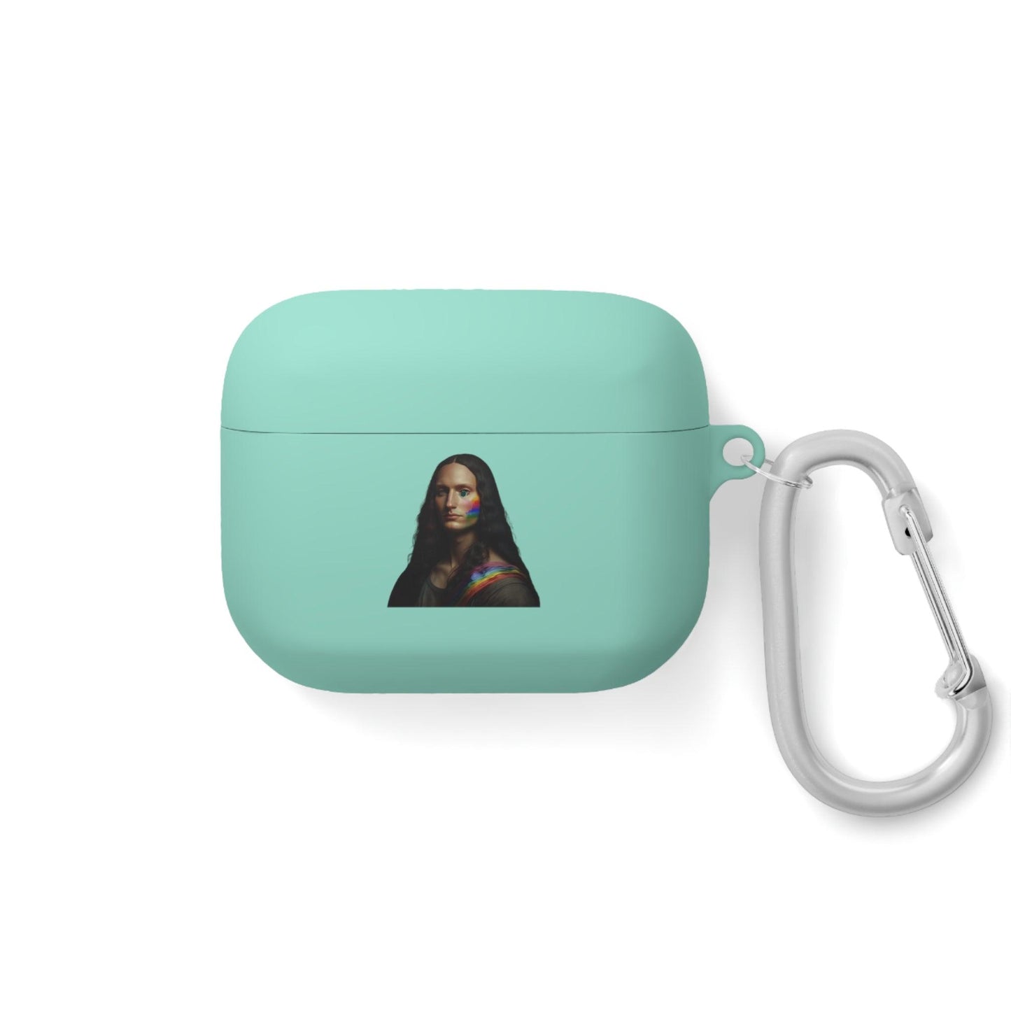 LGBTQWorldwide - ,,MONA LISA" AirPods und AirPods Pro Hülle Accessories, AirPods, AirPods Pro, Back-to-School, Case, Flexible, tech, Tech Accessories, TPU lgbtq Bekleidung Accessoires unisex Zubehör