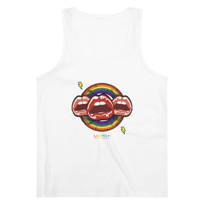 LGBTQWorldwide - ,,MUND'' DTG, Eco-friendly, Men's Clothing, Neck Labels, Organic, Recycled, Slim fit, Sustainable, Tank Tops, Tanke, Vegan lgbtq Bekleidung Accessoires unisex Zubehör