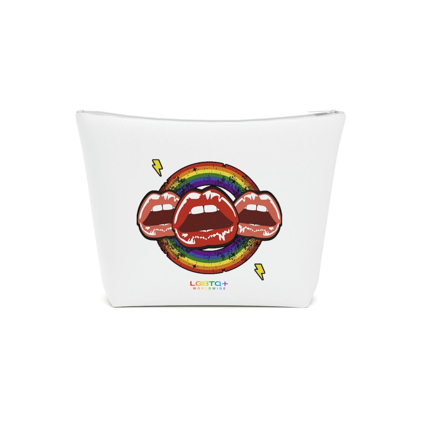 LGBTQWorldwide - ,,MUND" Kosmetiktasche Accessories, all, All Over Print, AOP, bag, Cosmetics, Home, Pouches, Sublimation, Travel Accessories, With zipper lgbtq Bekleidung Accessoires unisex Zubehör