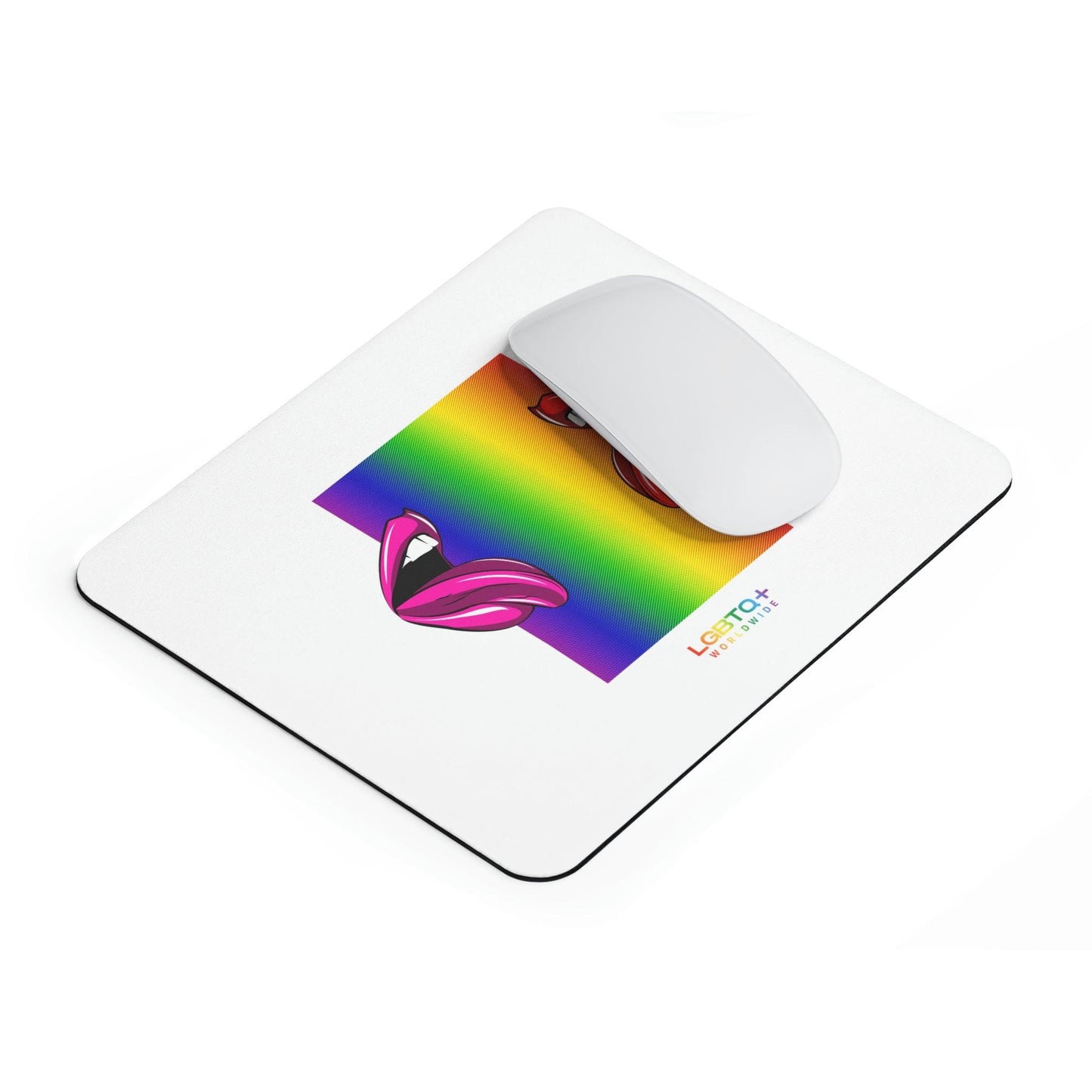 LGBTQWorldwide - ,,MUND" Mauspad All, Desk, Home & Living, Mouse pad, Mouse Pads, Mousepad, tech lgbtq Bekleidung Accessoires unisex Zubehör