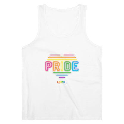 LGBTQWorldwide - ,,NEON PRIDE'' DTG, Eco-friendly, Men's Clothing, Neck Labels, Organic, Recycled, Slim fit, Sustainable, Tank Tops, Tanke, Vegan lgbtq Bekleidung Accessoires unisex Zubehör