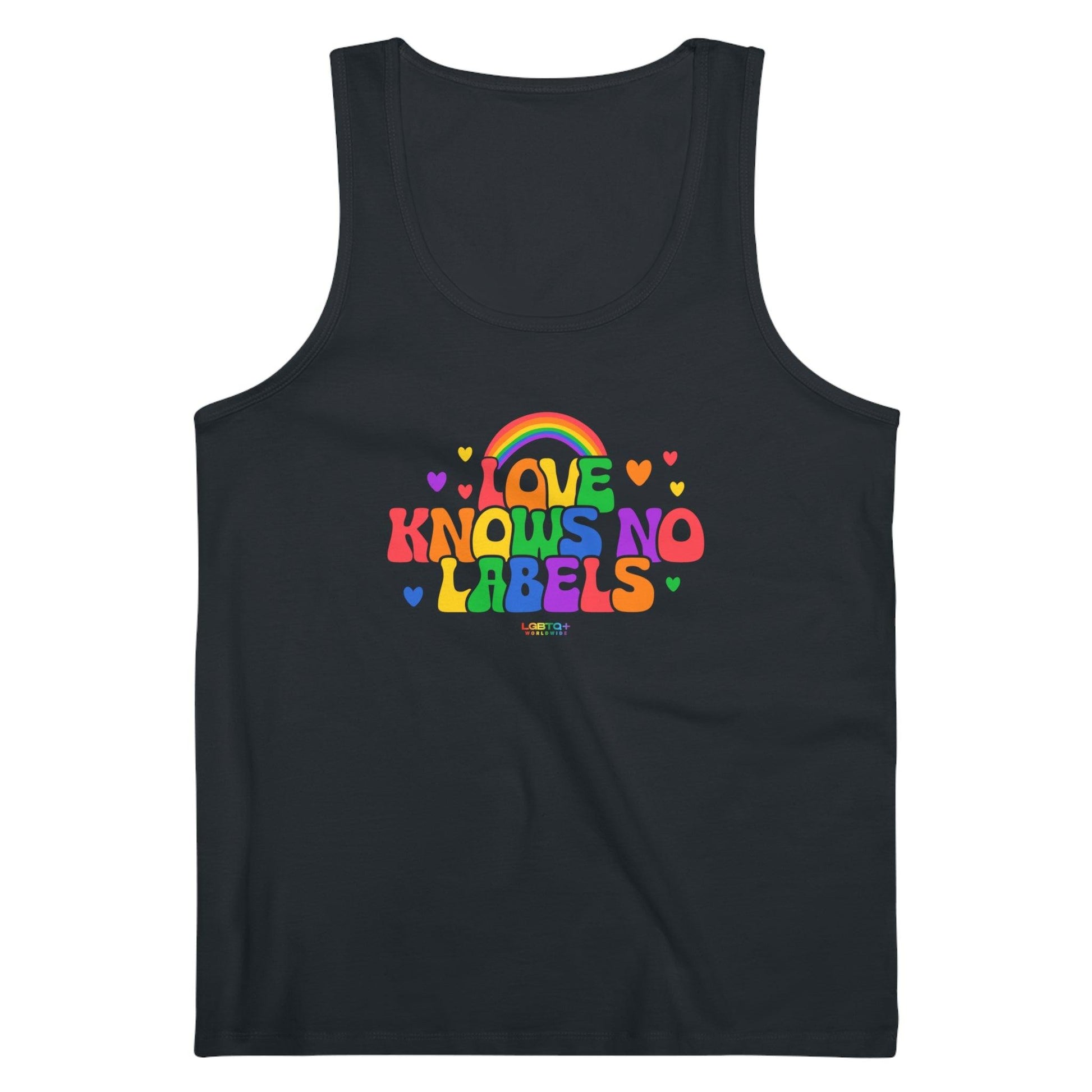 LGBTQWorldwide - ,,NO LABELS'' DTG, Eco-friendly, Men's Clothing, Neck Labels, Organic, Recycled, Slim fit, Sustainable, Tank Tops, Tanke, Vegan lgbtq Bekleidung Accessoires unisex Zubehör