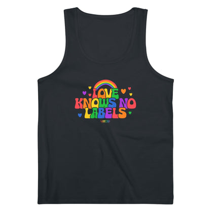 LGBTQWorldwide - ,,NO LABELS'' DTG, Eco-friendly, Men's Clothing, Neck Labels, Organic, Recycled, Slim fit, Sustainable, Tank Tops, Tanke, Vegan lgbtq Bekleidung Accessoires unisex Zubehör