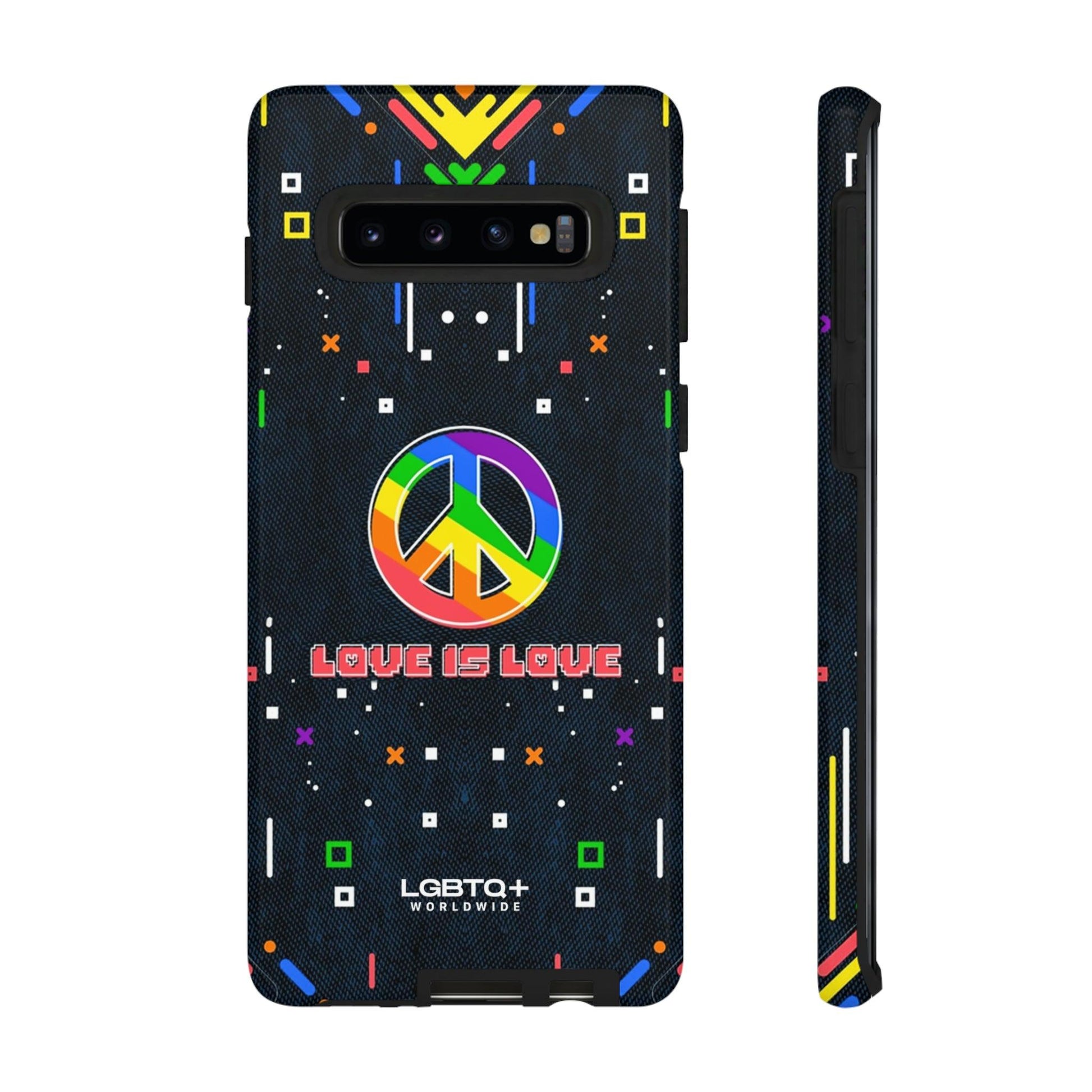 LGBTQWorldwide - ,,PEACE" Doppelgehäuse Handyhülle Accessories, Glossy, iPhone Cases, Matte, Phone accessory, Phone Cases, Samsung Cases, Thermo, Valentine's Day Picks lgbtq Bekleidung Accessoires unisex Zubehör