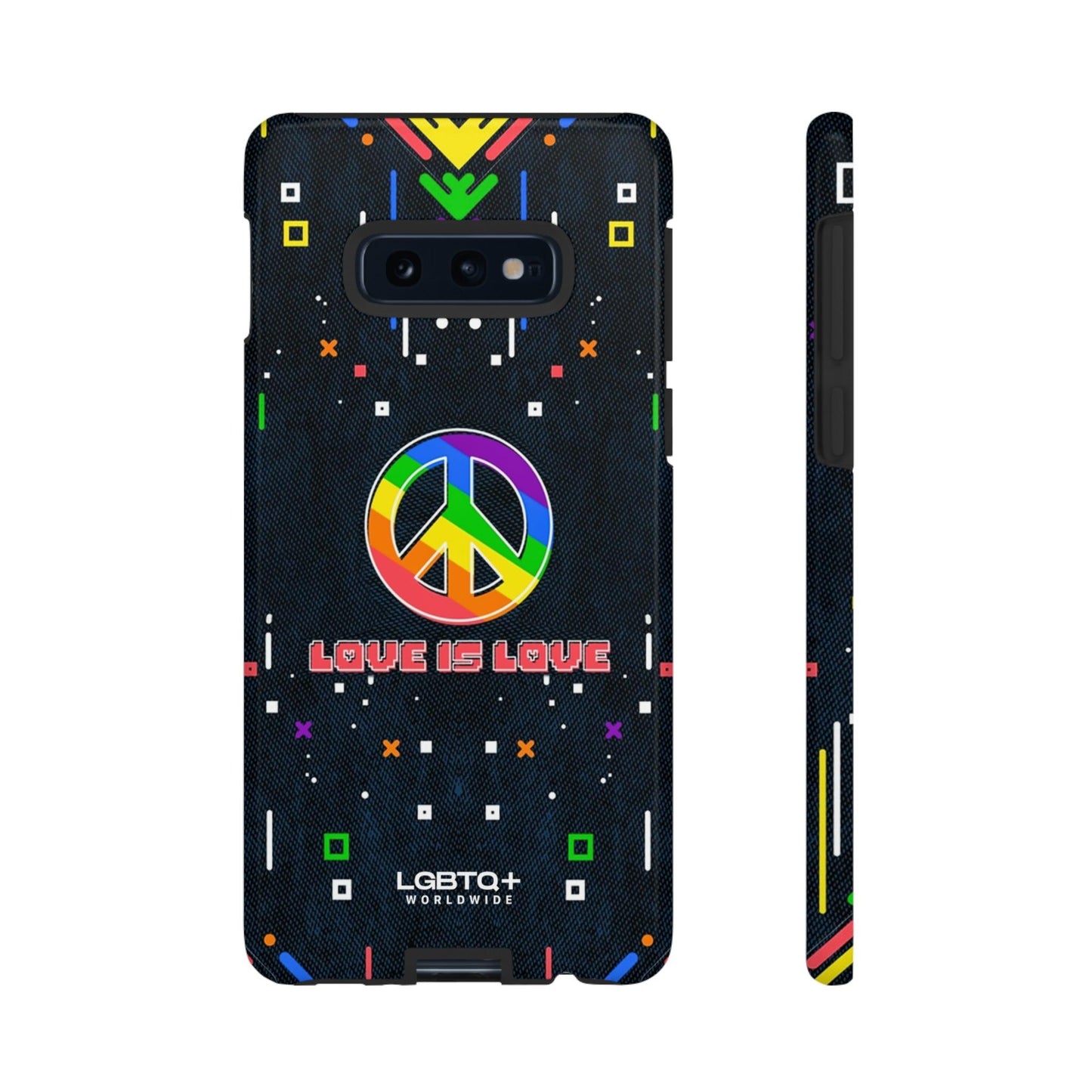 LGBTQWorldwide - ,,PEACE" Doppelgehäuse Handyhülle Accessories, Glossy, iPhone Cases, Matte, Phone accessory, Phone Cases, Samsung Cases, Thermo, Valentine's Day Picks lgbtq Bekleidung Accessoires unisex Zubehör