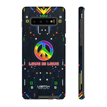 LGBTQWorldwide - ,,PEACE" Doppelgehäuse Handyhülle Accessories, Glossy, iPhone Cases, Matte, Phone accessory, Phone Cases, Samsung Cases, Thermo, Valentine's Day Picks lgbtq Bekleidung Accessoires unisex Zubehör