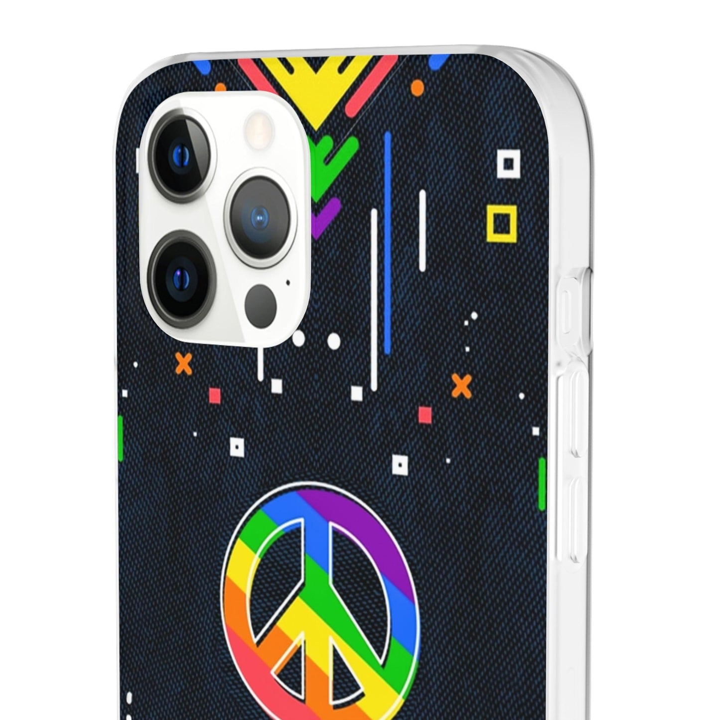 LGBTQWorldwide - ,,PEACE" Flexible Handyhülle Accessories, Case, iPhone, iPhone Cases, Phone accessory, Phone Cases, Samsung Cases, silikon, Valentine's Day promotion lgbtq Bekleidung Accessoires unisex Zubehör