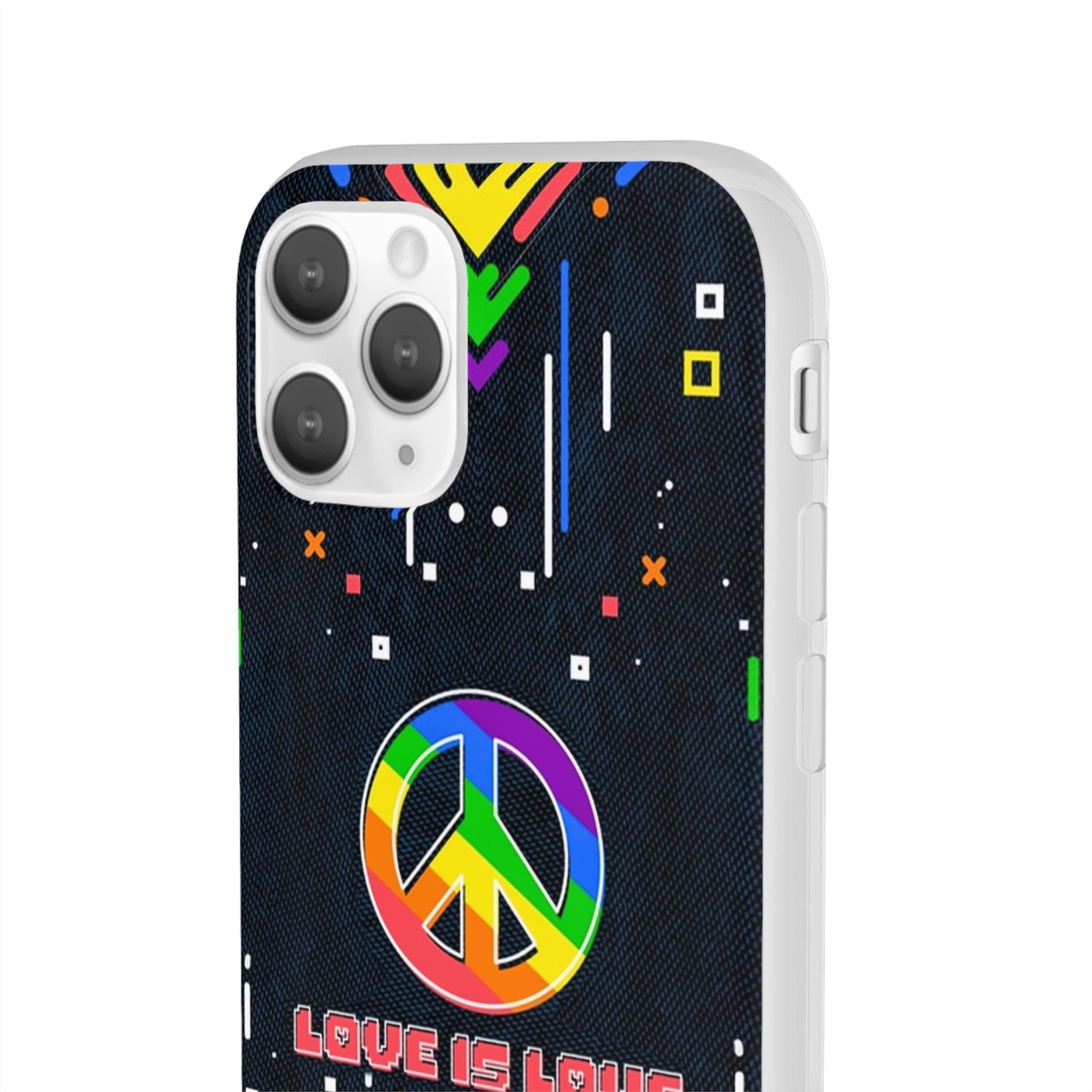 LGBTQWorldwide - ,,PEACE" Flexible Handyhülle Accessories, Case, iPhone, iPhone Cases, Phone accessory, Phone Cases, Samsung Cases, silikon, Valentine's Day promotion lgbtq Bekleidung Accessoires unisex Zubehör