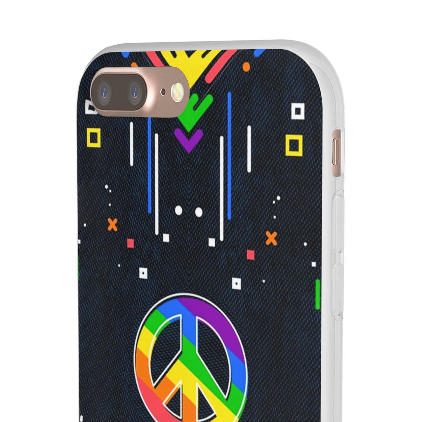 LGBTQWorldwide - ,,PEACE" Flexible Handyhülle Accessories, Case, iPhone, iPhone Cases, Phone accessory, Phone Cases, Samsung Cases, silikon, Valentine's Day promotion lgbtq Bekleidung Accessoires unisex Zubehör