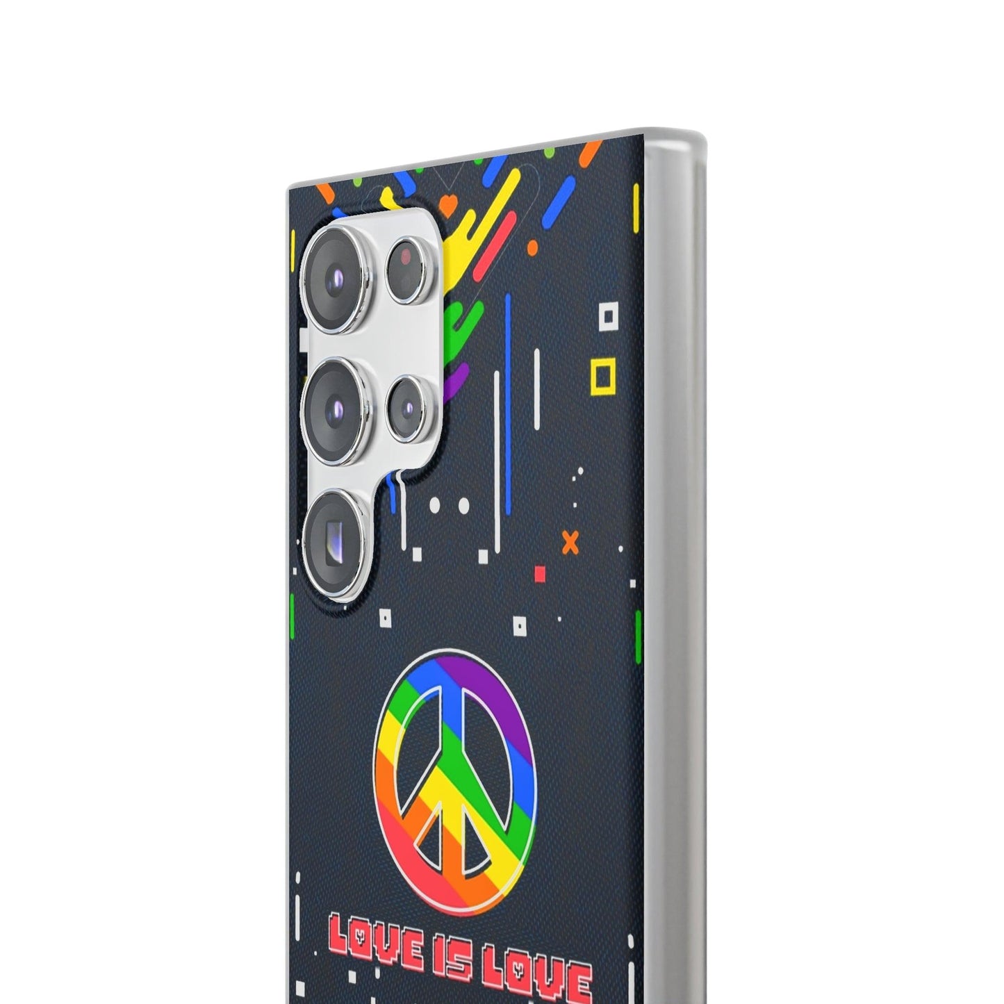 LGBTQWorldwide - ,,PEACE" Flexible Handyhülle Accessories, Case, iPhone, iPhone Cases, Phone accessory, Phone Cases, Samsung Cases, silikon, Valentine's Day promotion lgbtq Bekleidung Accessoires unisex Zubehör