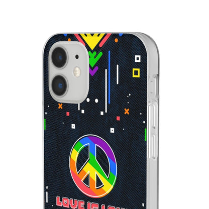 LGBTQWorldwide - ,,PEACE" Flexible Handyhülle Accessories, Case, iPhone, iPhone Cases, Phone accessory, Phone Cases, Samsung Cases, silikon, Valentine's Day promotion lgbtq Bekleidung Accessoires unisex Zubehör