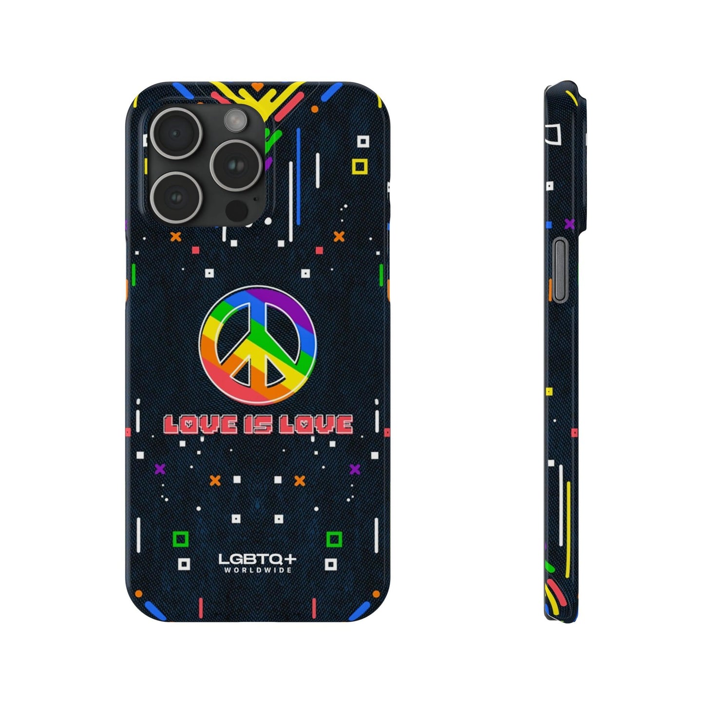 LGBTQWorldwide - ,,PEACE" Handyhülle Accessories, Back-to-School, card, Glossy, iPhone, iPhone Cases, Phone accessory, Phone Cases, Samsung Cases, Slim lgbtq Bekleidung Accessoires unisex Zubehör