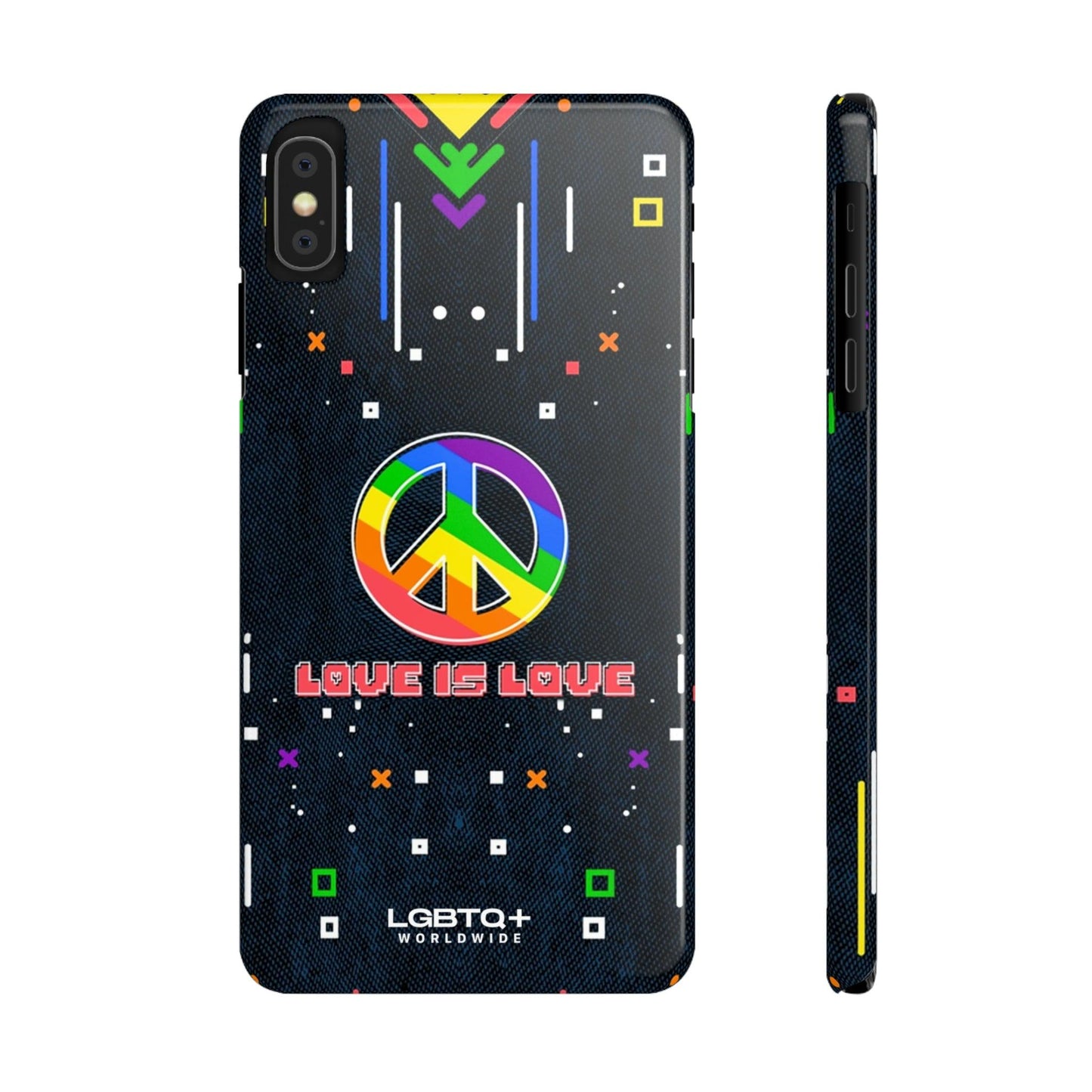 LGBTQWorldwide - ,,PEACE" Handyhülle Accessories, Back-to-School, card, Glossy, iPhone, iPhone Cases, Phone accessory, Phone Cases, Samsung Cases, Slim lgbtq Bekleidung Accessoires unisex Zubehör