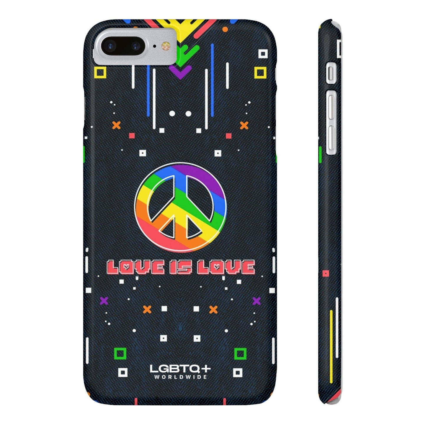 LGBTQWorldwide - ,,PEACE" Handyhülle Accessories, Back-to-School, card, Glossy, iPhone, iPhone Cases, Phone accessory, Phone Cases, Samsung Cases, Slim lgbtq Bekleidung Accessoires unisex Zubehör