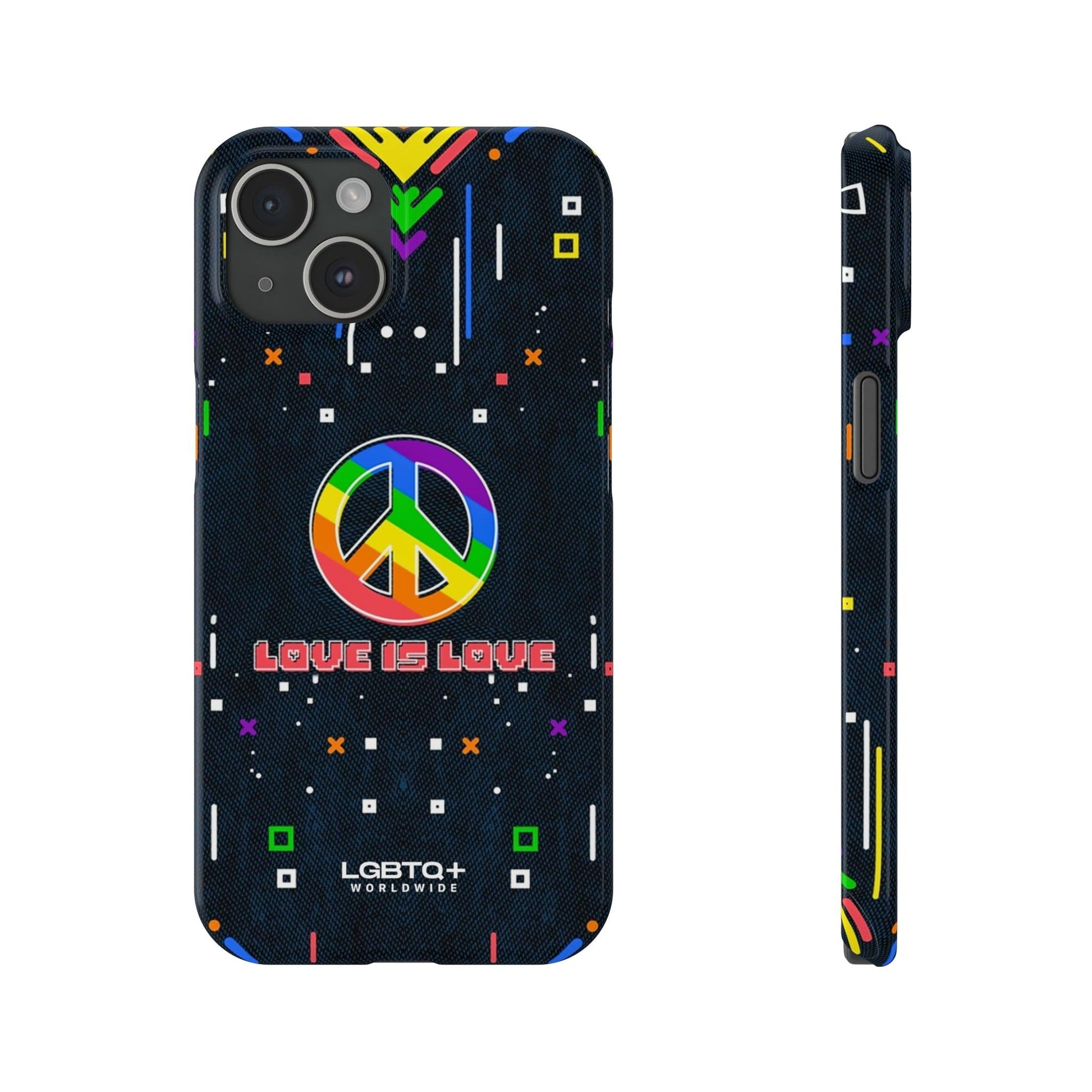 LGBTQWorldwide - ,,PEACE" Handyhülle Accessories, Back-to-School, card, Glossy, iPhone, iPhone Cases, Phone accessory, Phone Cases, Samsung Cases, Slim lgbtq Bekleidung Accessoires unisex Zubehör