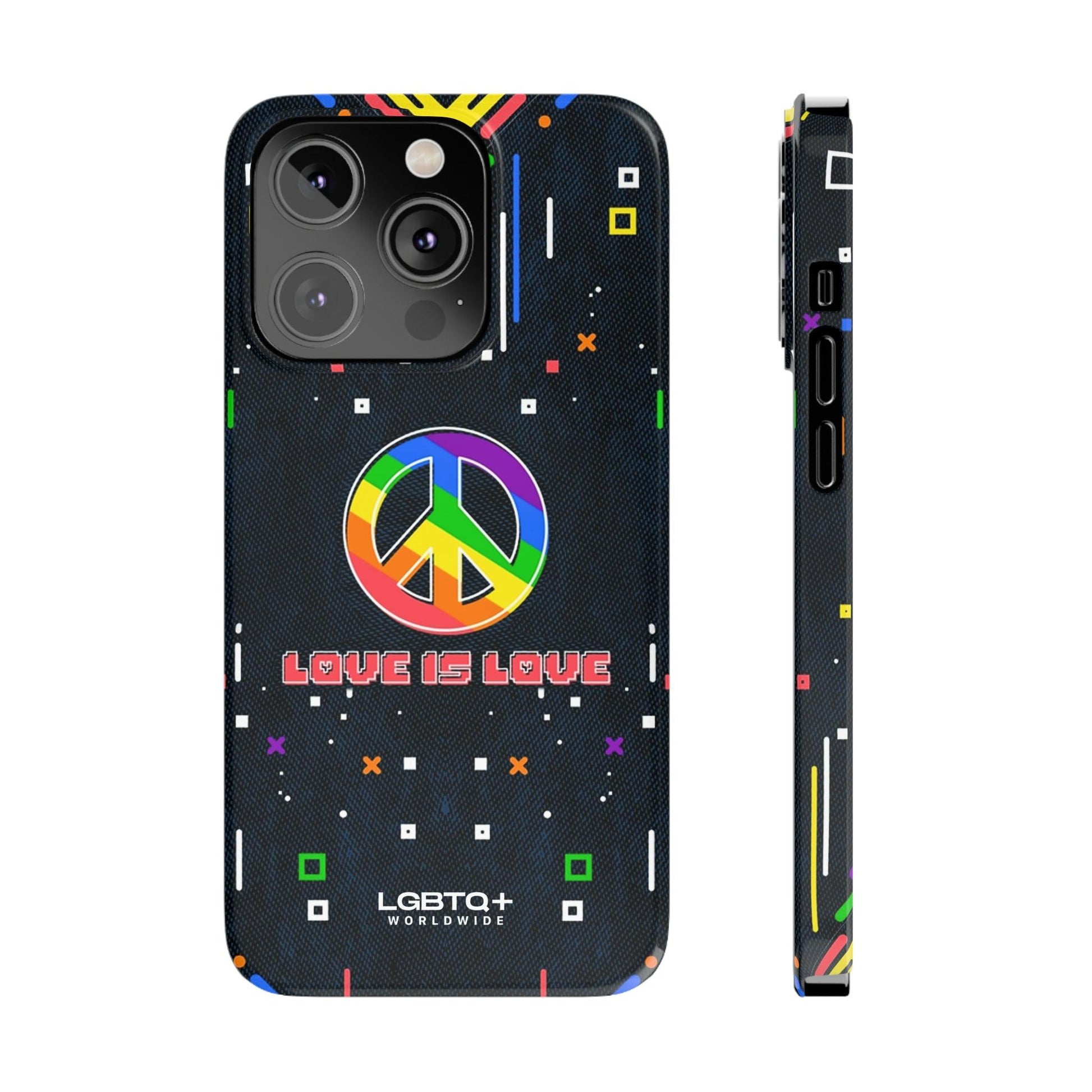 LGBTQWorldwide - ,,PEACE" Handyhülle Accessories, Back-to-School, card, Glossy, iPhone, iPhone Cases, Phone accessory, Phone Cases, Samsung Cases, Slim lgbtq Bekleidung Accessoires unisex Zubehör