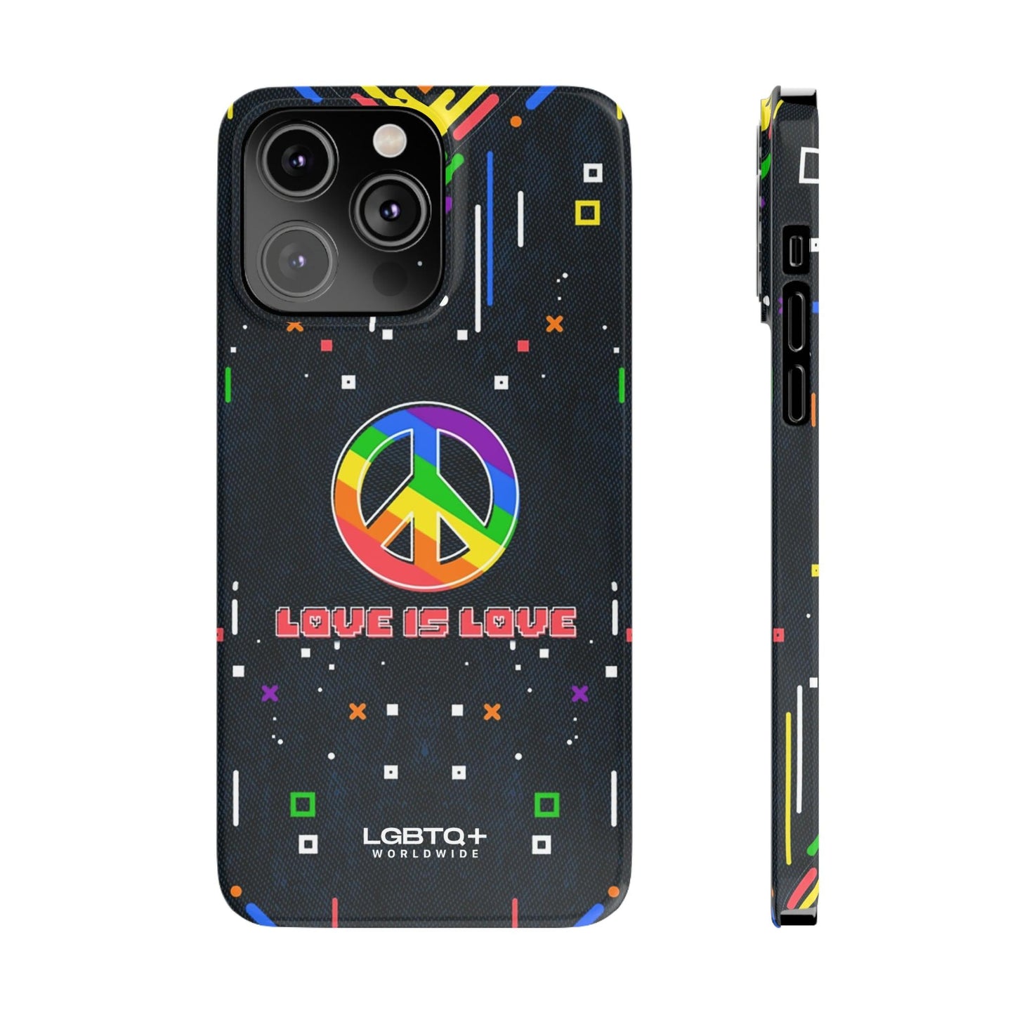 LGBTQWorldwide - ,,PEACE" Handyhülle Accessories, Back-to-School, card, Glossy, iPhone, iPhone Cases, Phone accessory, Phone Cases, Samsung Cases, Slim lgbtq Bekleidung Accessoires unisex Zubehör