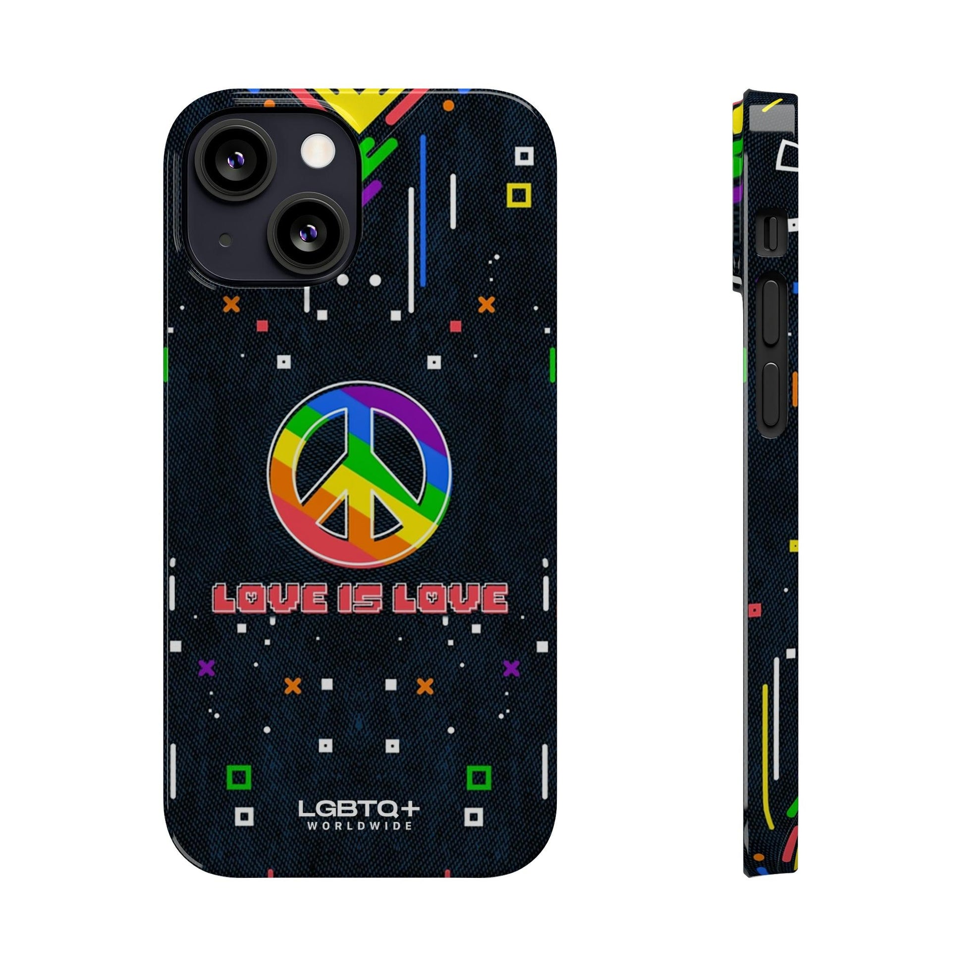 LGBTQWorldwide - ,,PEACE" Handyhülle Accessories, Back-to-School, card, Glossy, iPhone, iPhone Cases, Phone accessory, Phone Cases, Samsung Cases, Slim lgbtq Bekleidung Accessoires unisex Zubehör