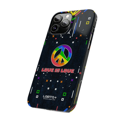 LGBTQWorldwide - ,,PEACE" Handyhülle Accessories, Back-to-School, card, Glossy, iPhone, iPhone Cases, Phone accessory, Phone Cases, Samsung Cases, Slim lgbtq Bekleidung Accessoires unisex Zubehör