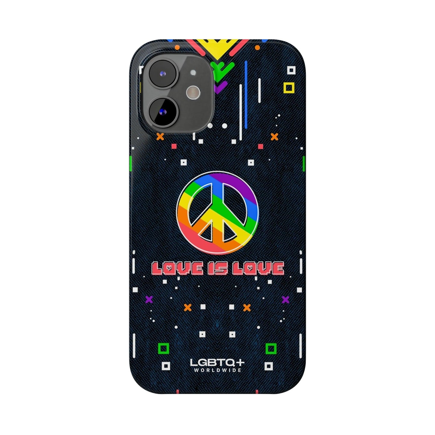 LGBTQWorldwide - ,,PEACE" Handyhülle Accessories, Back-to-School, card, Glossy, iPhone, iPhone Cases, Phone accessory, Phone Cases, Samsung Cases, Slim lgbtq Bekleidung Accessoires unisex Zubehör