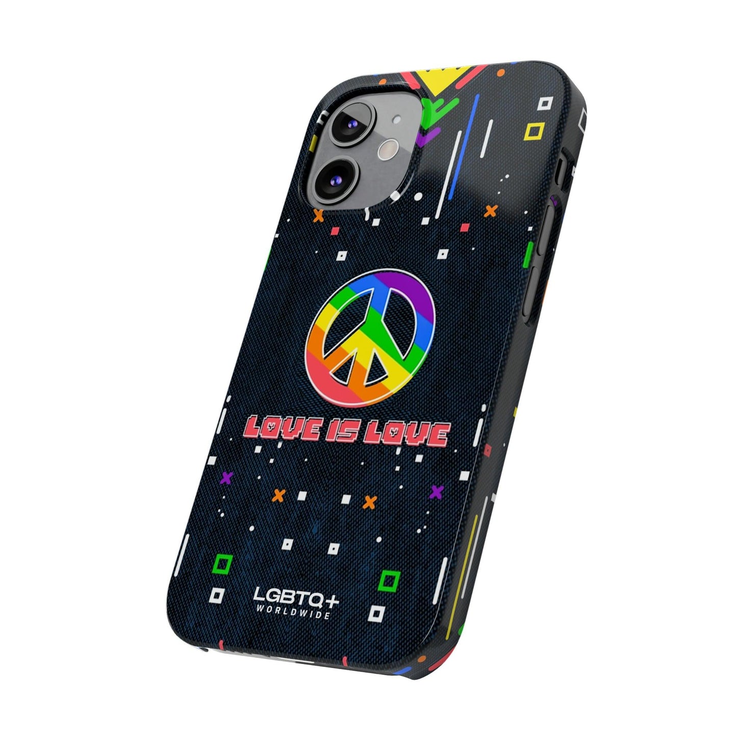 LGBTQWorldwide - ,,PEACE" Handyhülle Accessories, Back-to-School, card, Glossy, iPhone, iPhone Cases, Phone accessory, Phone Cases, Samsung Cases, Slim lgbtq Bekleidung Accessoires unisex Zubehör