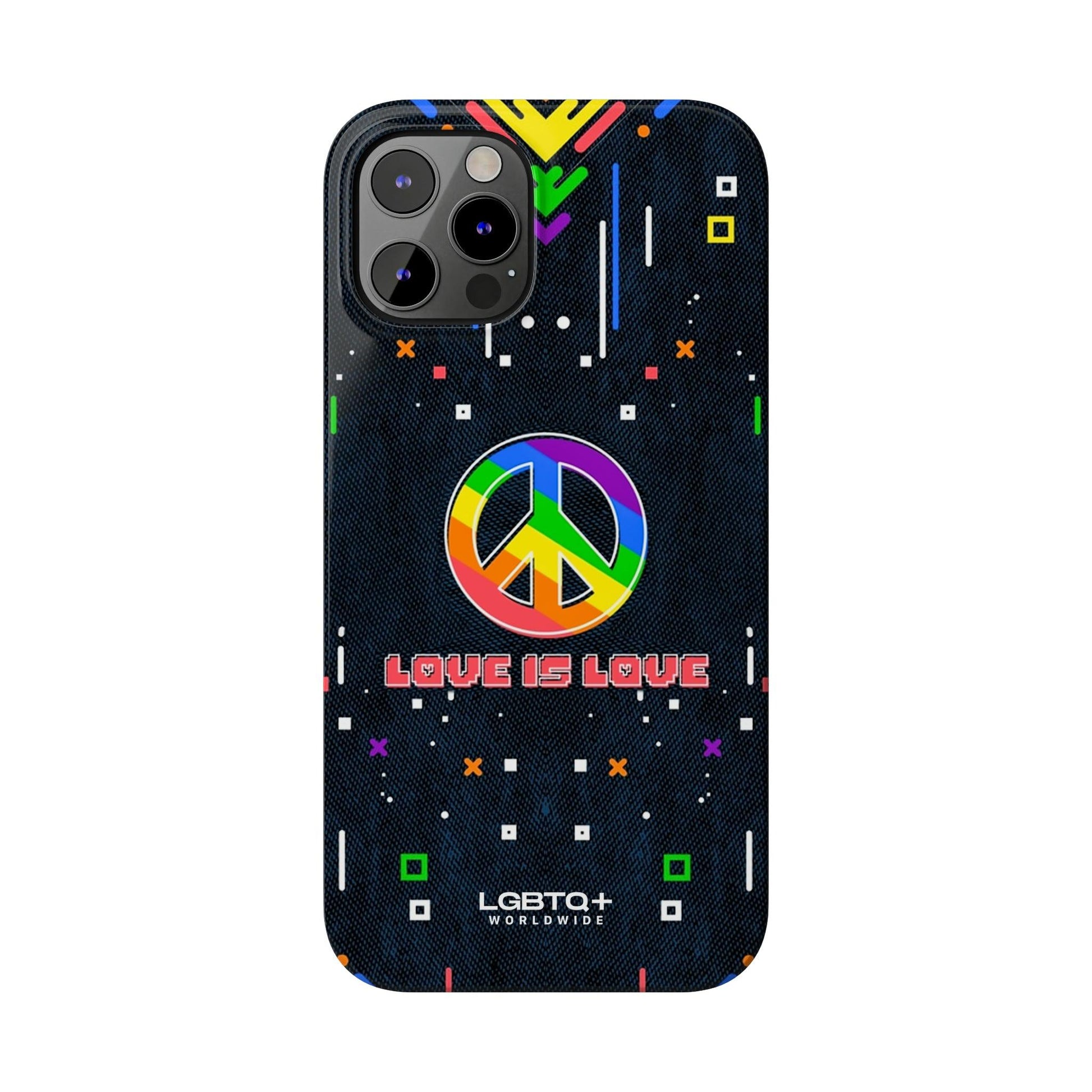 LGBTQWorldwide - ,,PEACE" Handyhülle Accessories, Back-to-School, card, Glossy, iPhone, iPhone Cases, Phone accessory, Phone Cases, Samsung Cases, Slim lgbtq Bekleidung Accessoires unisex Zubehör