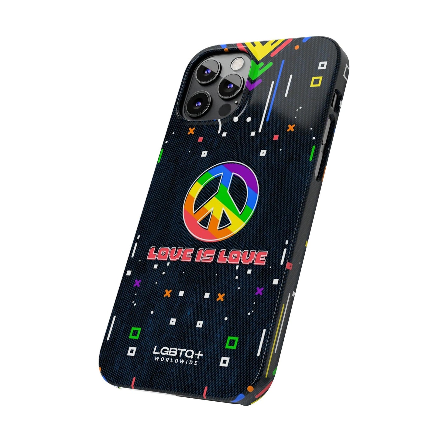 LGBTQWorldwide - ,,PEACE" Handyhülle Accessories, Back-to-School, card, Glossy, iPhone, iPhone Cases, Phone accessory, Phone Cases, Samsung Cases, Slim lgbtq Bekleidung Accessoires unisex Zubehör