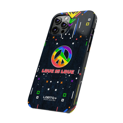 LGBTQWorldwide - ,,PEACE" Handyhülle Accessories, Back-to-School, card, Glossy, iPhone, iPhone Cases, Phone accessory, Phone Cases, Samsung Cases, Slim lgbtq Bekleidung Accessoires unisex Zubehör