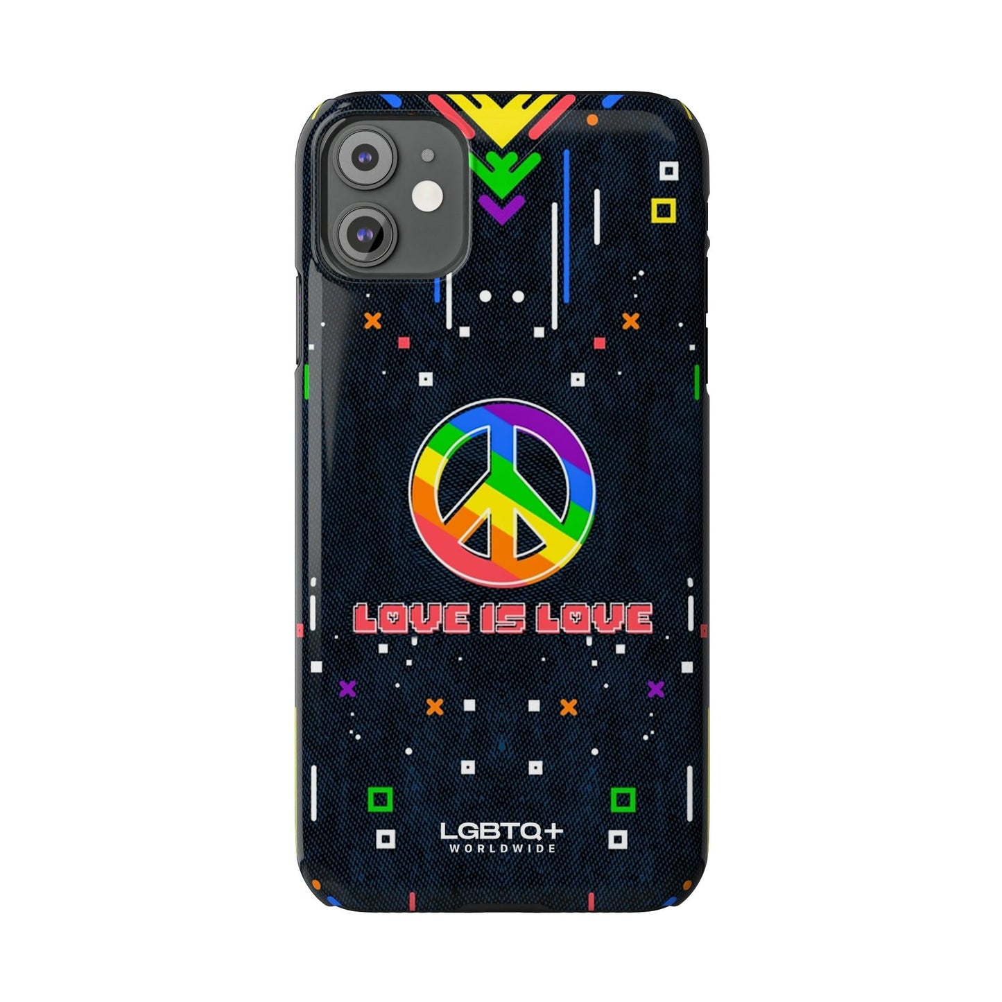 LGBTQWorldwide - ,,PEACE" Handyhülle Accessories, Back-to-School, card, Glossy, iPhone, iPhone Cases, Phone accessory, Phone Cases, Samsung Cases, Slim lgbtq Bekleidung Accessoires unisex Zubehör