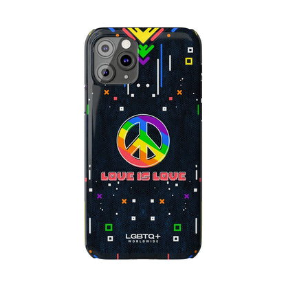 LGBTQWorldwide - ,,PEACE" Handyhülle Accessories, Back-to-School, card, Glossy, iPhone, iPhone Cases, Phone accessory, Phone Cases, Samsung Cases, Slim lgbtq Bekleidung Accessoires unisex Zubehör