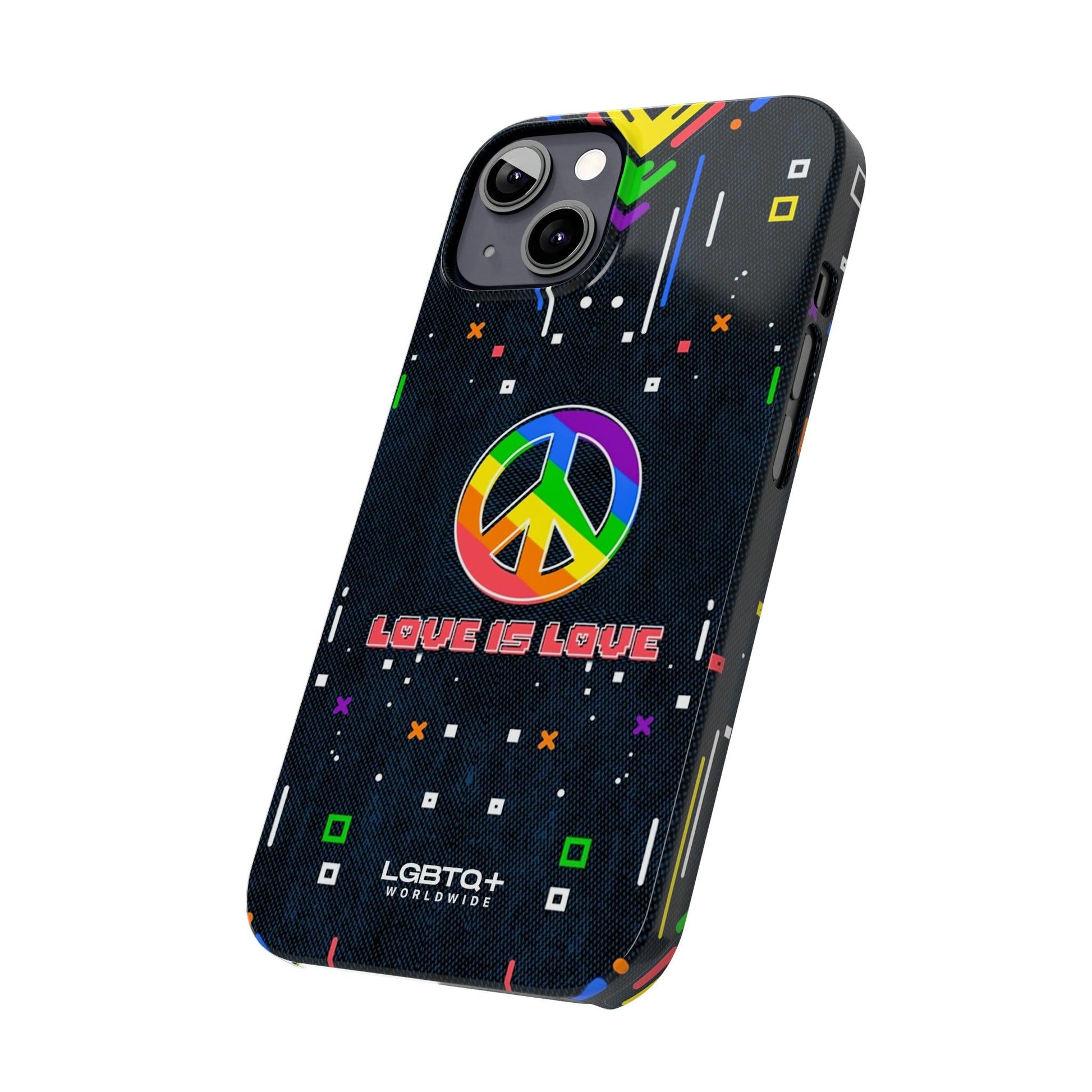 LGBTQWorldwide - ,,PEACE" Handyhülle Accessories, Back-to-School, card, Glossy, iPhone, iPhone Cases, Phone accessory, Phone Cases, Samsung Cases, Slim lgbtq Bekleidung Accessoires unisex Zubehör